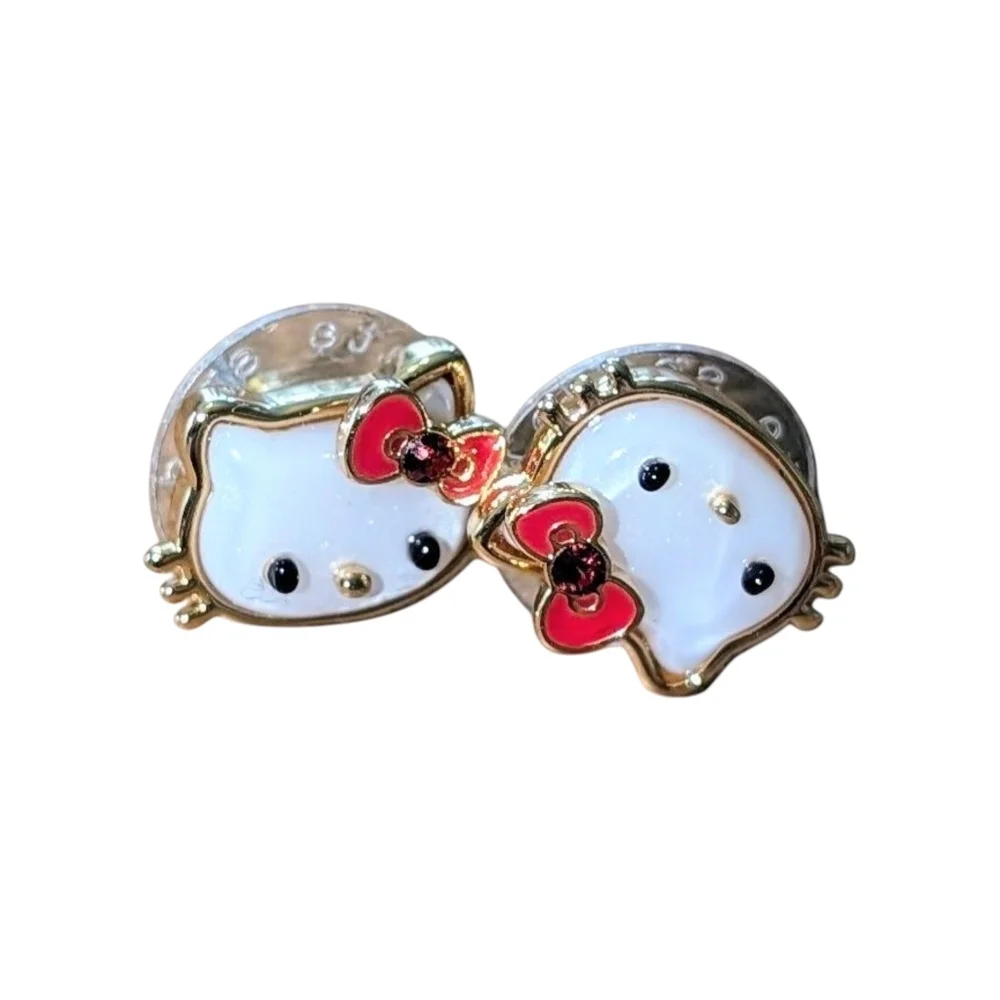 Kate Spade x Hello Kitty Sanrio Stud Earrings NWT Coquette Y2K Collab